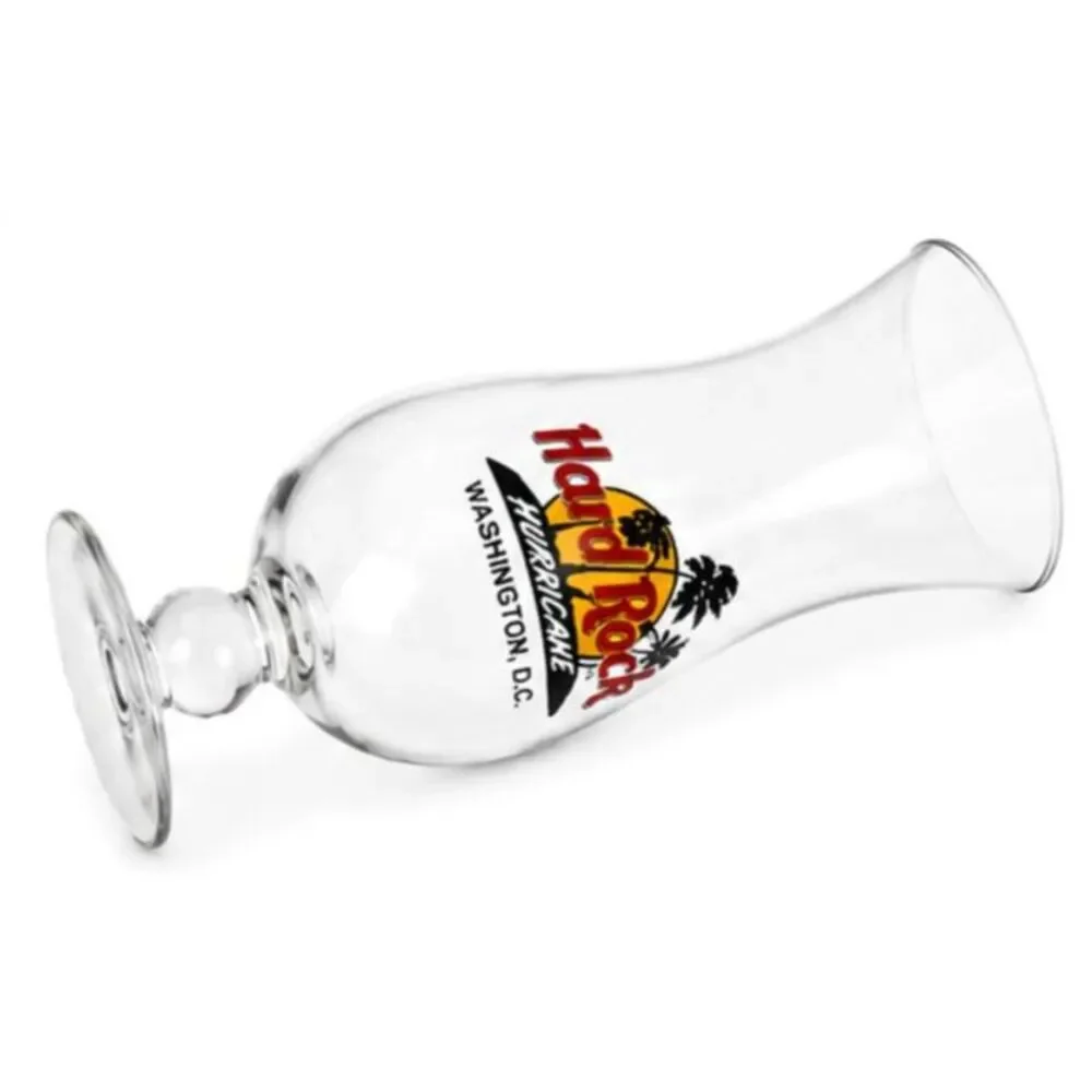 Hard Rock Cafe Hurricane Washington DC Glass Vintage Souvenir Collectible